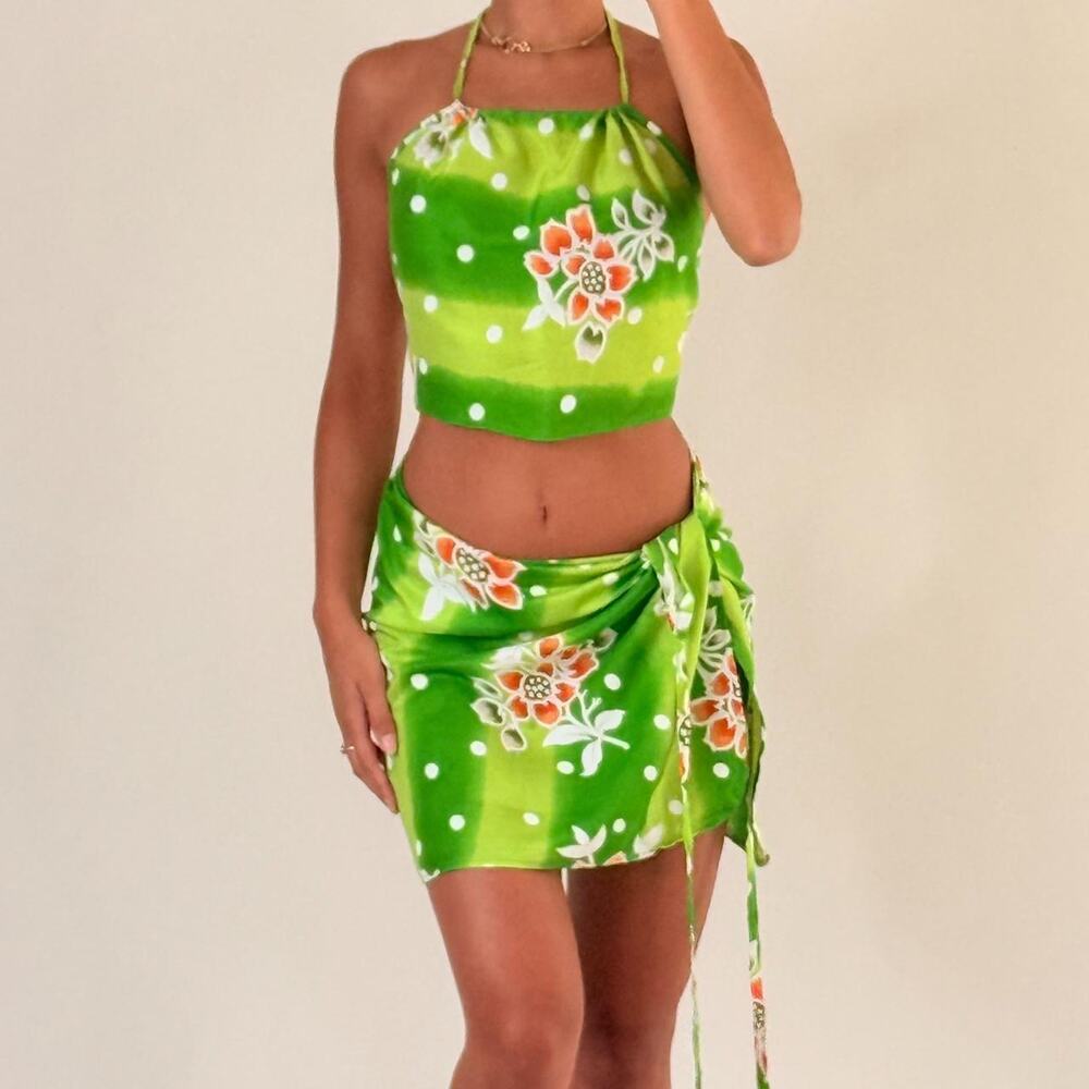 Green Vintage Beach Set